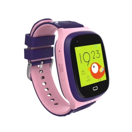 Ceas smartwatch pentru copii 4G, Alhena®, GPS, Apel Video, Anti-Lost, buton SOS, Camera HD, baterie 750mAh, , LT31 Pro, Roz