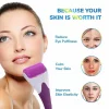 Aparat de masaj facial Ice Roller, mov