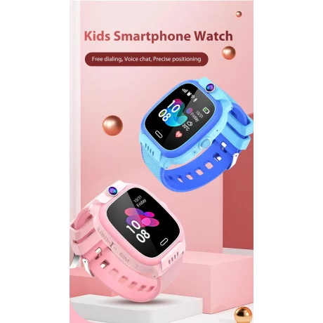 Ceas smartwatch pentru copii, Alhena®,  de înaltă calitate Y31 HD Apel video Wifi, Poziție de urmărire a locației, SOS, Rezistent la apă Cartelă Sim, GPS, Monitorizare sanatate