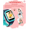 Ceas smartwatch pentru copii 4G, Alhena®, Model 2023, DF70A, HD, Apel video Wifi, Pozitie de urmarire a locatiei, SOS, Rezistent la apa Cartela Sim, GPS, Monitorizare sanatate, Roz
