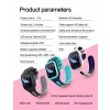 Ceas smartwatch pentru copii 4G, Alhena®, Model 2023, DF70A, HD, Apel video Wifi, Pozitie de urmarire a locatiei, SOS,  Cartela Sim, GPS, Monitorizare sanatate, Albastru