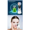 Aparat profesional pentru tratament facial si intinerirea pielii 7 in 1, Alhena®, dispozitiv de ridicare a fetei EMS, Masaj, Fototerapie cu lumina, Dispozitiv anti-imbatranire, Lifting, M8807, alb