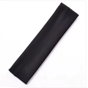 Bentita elastica pentru aerobic, fitness, spa, cosmetica, Alhena®, negru