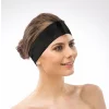 Bentita elastica pentru aerobic, fitness, spa, cosmetica, Alhena®, negru