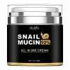Crema de fata Mabox Snail Mucin 92%, Mucina de Melc, Arginina, Acid Hialuronic, Alantoina, hidratanta, calmanta, antirid, 55 ml