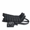 Aparat de presoterapie pentru drenaj limfatic si masaj Alhena® M-PRO 3001, 2 X 8 camere de compresie aer, 6 moduri de tratament, 30-250 mmHg, recuperare medicala, masaj terapeutic, refacere musculara, marimea XL, negru