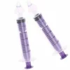 Set doua seringi pentru spalaturi nazale cu varf din silicon moale, Alhena®, decongestionant nazal, irigator nazal, transparent, 10ml