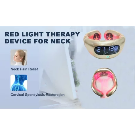 Laser terapeutic profesional pentru Cervicale, Alhena®, Tratamentul Durerii, Terapie de reabilitare, Regenerarea nervilor, laserterapia cervicala, JN-6000, auriu