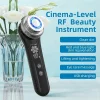 Aparat profesional pentru tratament facial si intinerirea pielii, Neinvaziv, 5 in 1, Alhena®, Cu Radiofrecventa RF, cu LED pentru terapie cu lumina, Masaj facial EMS, Lifting facial, W610, Negru