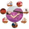 Termocuverta cu doua zone infrarosu, telecomanda, Alhena ® mov cu infrarosu pentru slabit, anticelulita,  profesionale pentru terapie de detoxifiere