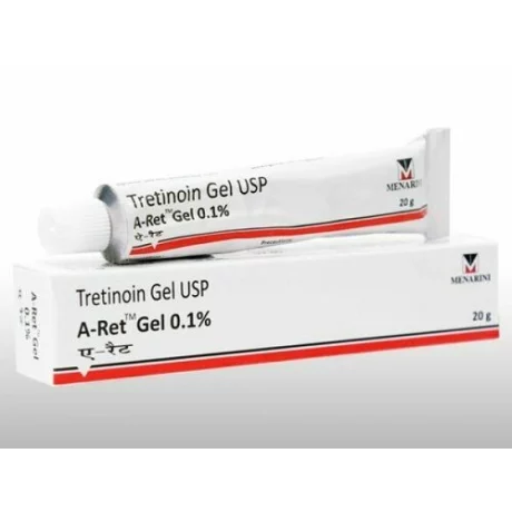 Tretinoin 0.1 %, Gel Anti-Rid Menarini A-Ret Anti-Acnee Depigmentant, 20g
