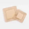 Pansament antiescara, ulcere varicoase, Alhena®, incizii operatorii, utilizat pentru rani cu exudare puternica, din spuma cu adeziv siliconic cu margine blanda pentru ingrijirea ranilor, 10X10 cm
