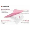 Pansament antiescara, ulcere varicoase, Alhena®, incizii operatorii, utilizat pentru rani cu exudare puternica, din spuma cu adeziv siliconic cu margine blanda pentru ingrijirea ranilor, 5X5 cm