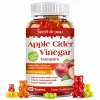 Bomboanele gumate vegane cu otet de mere pentru slabit, scadere in greutate, detoxifiere enzimatica, stimuleaza metabolismul, suprima pofta de mancare Cidru de mere, Secret de Peau, 60 buc, Alhena®