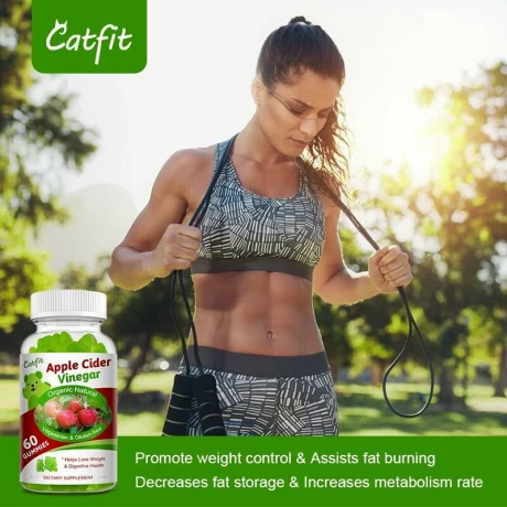 Bomboanele gumate vegane din Cidru de mere verzi pentru slabit, scadere in greutate, detoxifiere enzimatica, stimuleaza metabolismul, suprima pofta de mancare, 60 buc, Alhena®