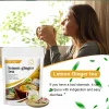 Ceai de ghimbir si lamaie, 42 plicuri, sprijin pentru digestie, detoxifiere, slabit pentru femei si barbati, imbunatatirea circulatiei