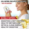 Otet din cidru de mere pentru digestie, 120 capsule, detoxifiere si arderea grasimilor. 100% natural, ajutor in cura de slabire, ajuta la mentinerea nivelului normal al glicemiei