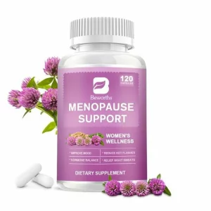 Supliment complet in menopauza pe baza de plante, echilibru hormonal, complex de ameliorare a bufeurilor, 90 bucati, Beworths