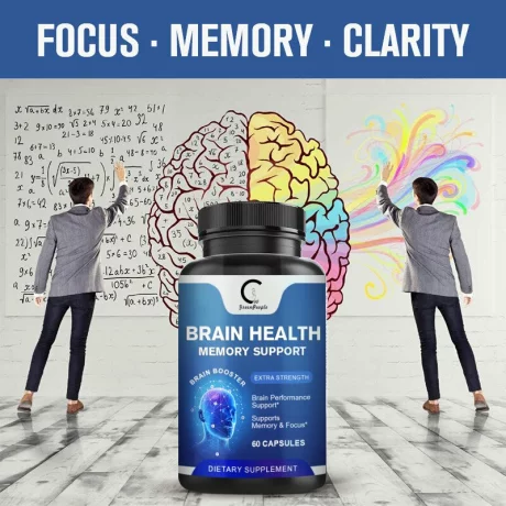 Suplimente pentru creier, memorie si concentrare: sprijin pentru memorare, 60 buc, Capsule pentru sanatatea creierului, Beworths