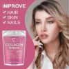 Supliment cu pudra de colagen fara arome - contribuie la sanatatea parului, unghiilor, pielii, oaselor si articulatiilor, recuperarea dupa antrenament, (100 g), Alhena® Greenpeople