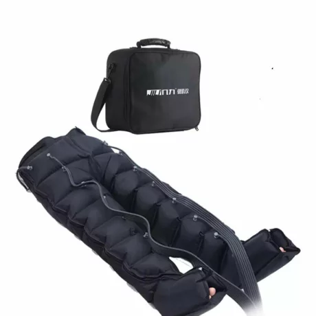 Aparat de presoterapie pentru drenaj limfatic si masaj pantalon talie inalta Alhena®M-PRO 3001, 2 X 8 camere de compresie aer, 6 moduri de tratament, 30-250 mmHg, recuperare medicala, masaj terapeutic, refacere musculara, marimea XL, 142/83 negru