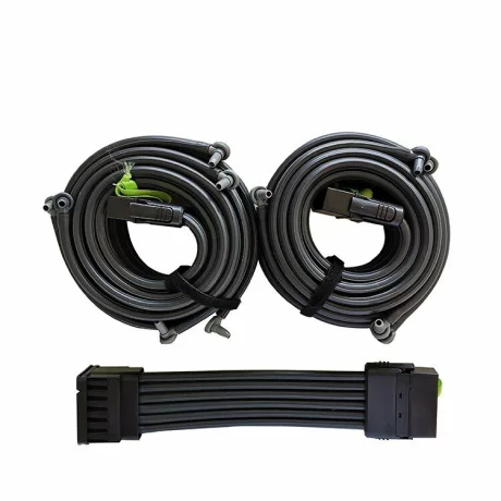 Aparat de presoterapie pentru drenaj limfatic si masaj Alhena® M-PRO 3001, 2 X 6 camere de compresie aer, 6 moduri de tratament, 30-250 mmHg, recuperare medicala, masaj terapeutic, refacere musculara, marimea M, negru