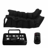 Aparat de presoterapie pentru drenaj limfatic si masaj Alhena® M-PRO 3001, 2 X 6 camere de compresie aer, 6 moduri de tratament, 30-250 mmHg, recuperare medicala, masaj terapeutic, refacere musculara, marimea M, negru