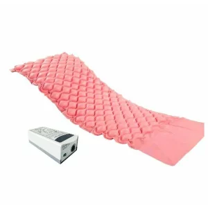 Saltea antiescara cu compresor silentios FoFo Medical HF6001, sistem antiescare, 200 x 90 cm, roz