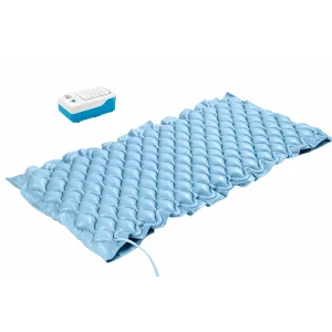 Saltea antiescara cu compresor Fitconn FU-AM001, 200 x 90 cm, bleu