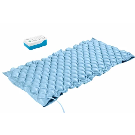Saltea antiescara cu compresor Fitconn FU-AM001, 200 x 90 cm, bleu