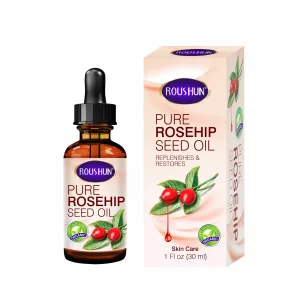 Ser cu ulei pur de seminte de măceșe, pentru fata, par, maini, intăreste bariera cutanata, anti aging , albire, ati rid, 30 ml, Roushun