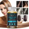 Multi Colagen (Tipurile I, II, III, V si X) cu proteine hidrolizate sprijin pentru sanatatea pielii, unghiilor, parului, antiaging, 120 capsule moi
