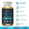 Multi Colagen (Tipurile I, II, III, V si X) cu proteine hidrolizate sprijin pentru sanatatea pielii, unghiilor, parului, antiaging, 120 capsule moi