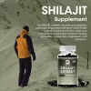 Shilajit Rasina Pura de Himalaya, energie si vitalitate, imunitate, stres, echilibru hormonal, sanatate mentala, minte si memorie, muschi, Beworths Immune Boost Organic, 60 capsule