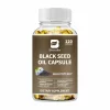 Ulei din semințe de chimen negru Capsule moi, Supliment de sprijin imunitar, Beworths, pentru sănătatea părului, a pielii și a căilor respiratorii