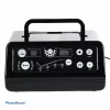Aparat de presoterapie pentru drenaj limfatic si masaj pntru brat Alhena® M-PRO 3001, 1 X 4 camere de compresie aer, 6 moduri de tratament, 30-250 mmHg, recuperare medicala, masaj terapeutic, refacere musculara, marimea L, negru