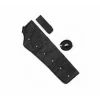 Aparat de presoterapie pentru drenaj limfatic si masaj pntru brat Alhena® M-PRO 3001, 1 X 6 camere de compresie aer, 6 moduri de tratament, 30-250 mmHg, recuperare medicala, masaj terapeutic, refacere musculara, marimea L, negru