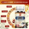 Organic Himalayan Shilajit, Sea Moss, Ulei de chimen negru, Ashwagandha, bomboane gumate, stimularea imunitatii, energie si vitalitate, stres, sanatate mentala, 60 buc