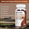 Mushroom Complex cu ingrediente naturale, 10 în 1, Sustine memoria si concentrarea, imunitatea, regenerare celulara, antiaging, antistres, 60 gumii