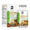 Capsule cu extract de ciuperci din Coama Leului, Coadă de curcan Complex Chaga, Îmbunătățiți memoria și imunitatea, Beworths, 1000mg