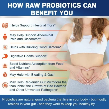 Capsule probiotice si enzime digestive suport pentru absorbtia nutrientilor, sanatate digestiva, 100 de miliarde de CFU si 34 de tulpini