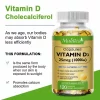 Vitamina D3 capsule moi, 1000 UI, Supliment pentru imbunatatirea sanatatii, stimularea imunitatii, sanatatea dintilor si oaselor, 120 bucati