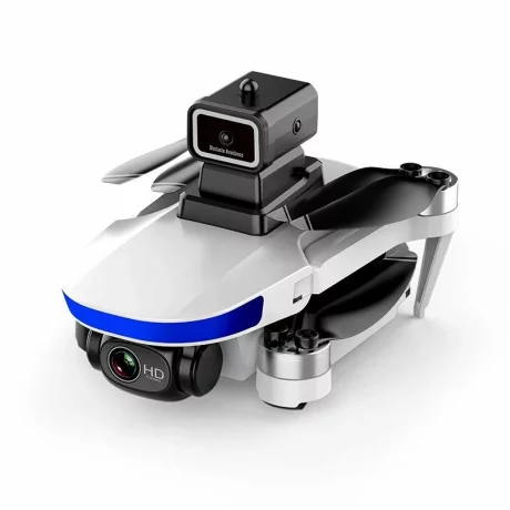 Drona P12 Alhena® Fotografie profesionala 4K Camera cu drone RC Quadcopter Mod fara cap mentinere altitudine, vizualizare 3D, cu senzor G, Control APP, Control vocal, Camera duala