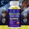 •	Melatonina, remediu principal in caz de insomnie, vital pentru procesele de crestere si regenerare celulara, sistemului nervos si mentinerea sanatatii psihice, depresie, 120 cps