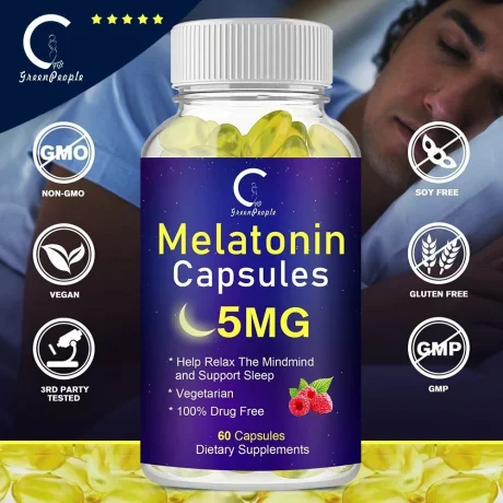 •	Melatonina, remediu principal in caz de insomnie, vital pentru procesele de crestere si regenerare celulara, sistemului nervos si mentinerea sanatatii psihice, depresie, 120 cps