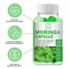 Moringa, boli legate de inflamatie, cancer, diabet, anemie, scaderea energiei si oboseala, artrita, dureri, articulare, reumatismul, alergii si astm, constipatie, dureri de stomac si diaree, 120 cps moi