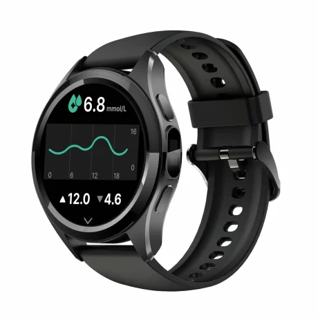 Smartwatch Monitorizarea continuă a glicemiei fara intepare, tensiunea arterială, SpO2, ritmul cardiac, calitatea somnului, frecvența respiratorie. Vă ajută să urmăriți starea de sănătate în orice moment, Alhena® W002