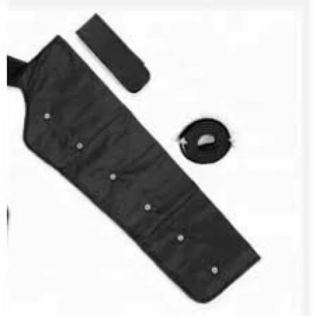 Aparat de presoterapie pentru drenaj limfatic si masaj Alhena® M-PRO 3001, 4 X 8 camere de compresie aer, 6 moduri de tratament, 30-250 mmHg, recuperare medicala, masaj terapeutic, refacere musculara, marimea XXL, negru
