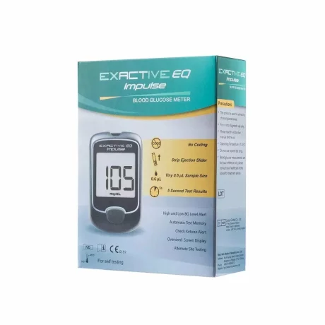 Glucometru portabil pentru monitorizarea glicemiei, Alhena®,  masoara nivelul zaharului din sange, ofera rezultate rapide si precise, usor de folosit, include 50 de benzi de testare