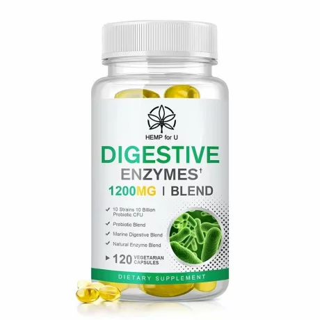 Enzime digestive, Supliment de sprijin imun pentru o digestie mai bună, imbunatateste, digestia, crește imunitatea, controlul greutății, 120 capsule moi